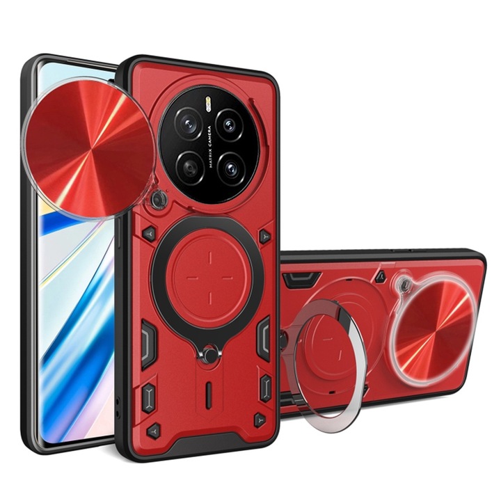 Калъф за Honor Magic7 Lite - Smartphosis CamGuard - Червен