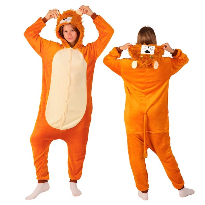 Onesie Kigurumi Pajamas Costume Lion