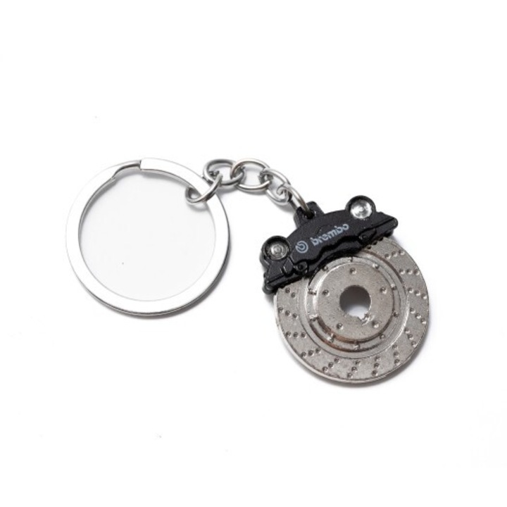 Breloc chei auto disc frana negru