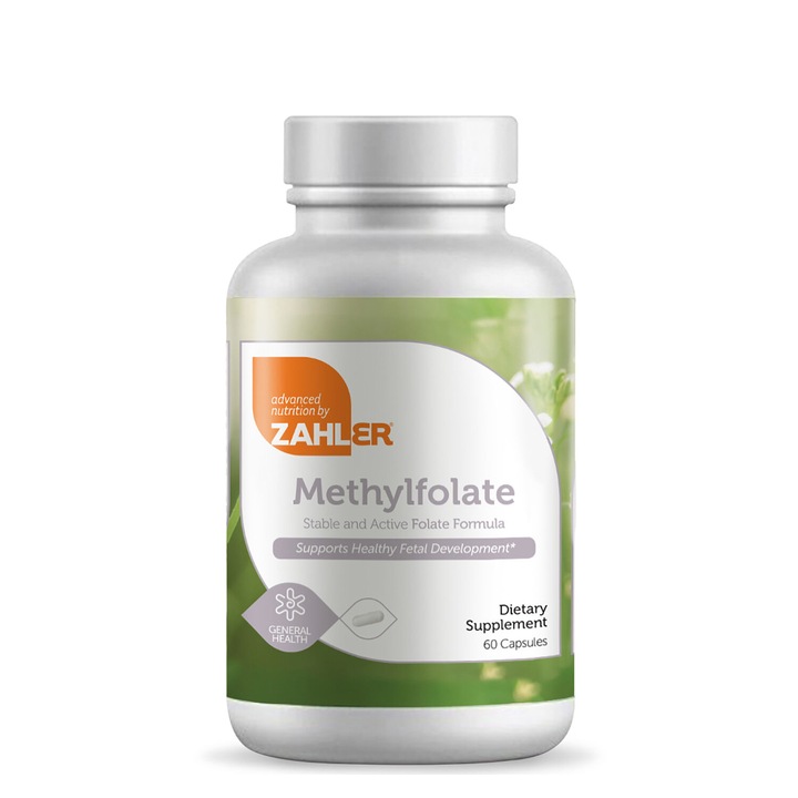 ZAHLER® Methylfolat, Forma Stabila si Activa de Acid Folic Metilfolat, 60 cps