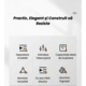 Uscator Rufe Retractabil Hasepe® Montaj Perete Cu Sarme Otel Inoxidabil 5.1 M, Uscator Rufe Retractabil Capacitate 20 Kg Pentru Interior Si Exterior, Uscator Rufe Retractabil Compact Si Pliabil Cu Design Rezistent, Solutie Eficienta Pentru Economisire