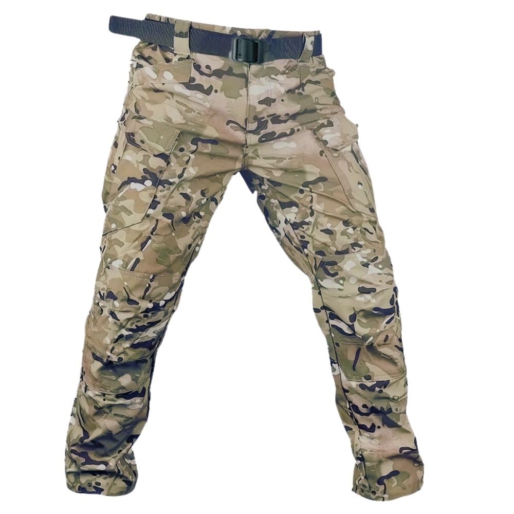 Pantaloni Tactici Softshell Camuflaj Padure Deschis, Marimea L