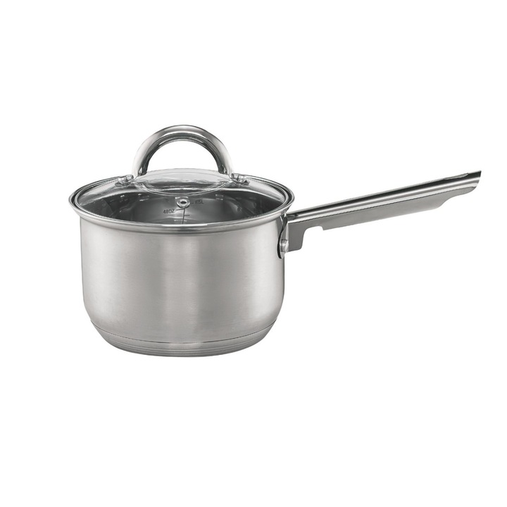 Cratita cu capac AMBITION Solar, 16cm, 1.9L, inox