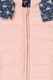 Pepe Jeans London, Vesta reversibila cu puf Janice, Roz somon, 7Y Standard