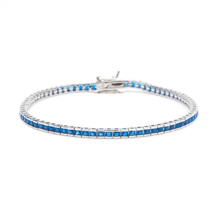 Bratara Tennis ARGINT 925 Rodiat, 19 CM