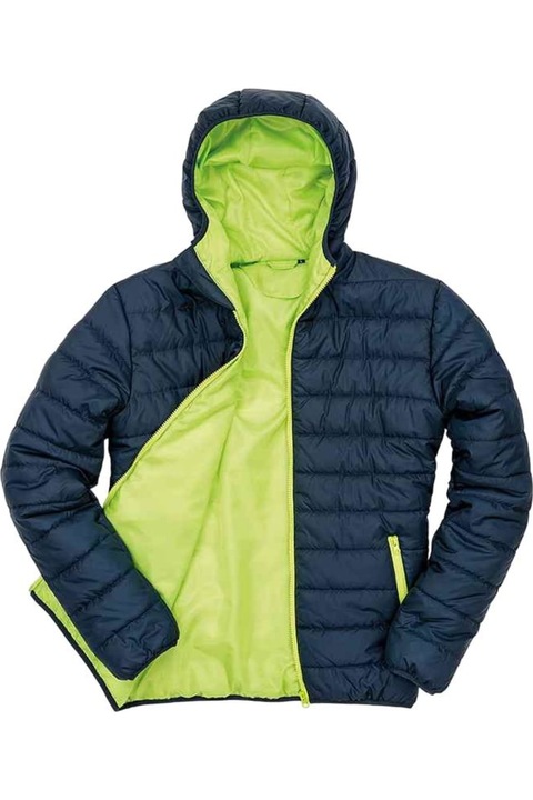 Result Core bélelt férfi dzseki, sötétkék/lime, Tengerészkék