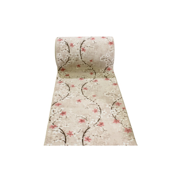 Traversa Antiderapanta Bubu Roz, 80x100 cm, 1200 g/mp, Polipropilena