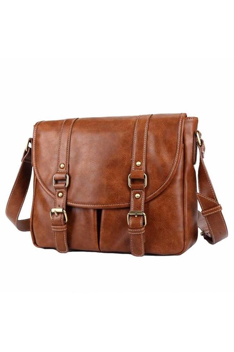 Angyalbarna természetes bőr unisex táska