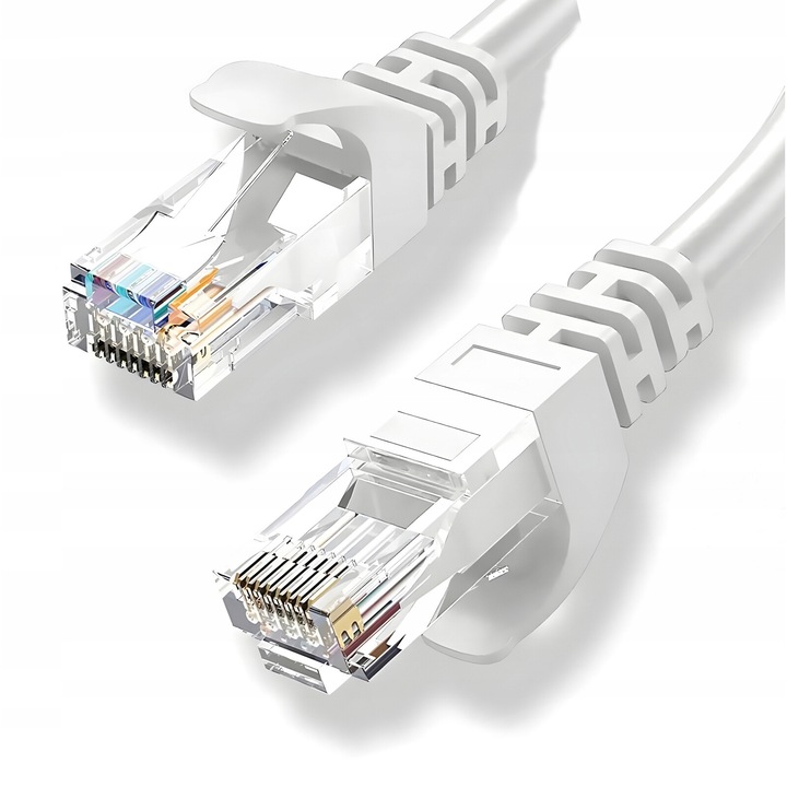 Cablul Ethernet Utp, Sempler, Mt114-1,5, Categoria: 5E, Conectori: 2X Rj45 (Conform Standardului T568B), Fir: 26Awg Cca, Structura Cablului: 4 Perechi X (7 X 0,16 mm束 De Fir Din Aluminiu Acoperit Cu Cupru) + Manta Exterioara Pvc, 1,5 M, Alb