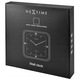 Ceas in picioare, Ceas cu alarma, de masa, 20x20 cm Alb NEXTIME
