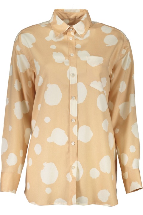 Дамска риза, GANT, 100% лиоцел, бежово, XS INTL, 1701432729