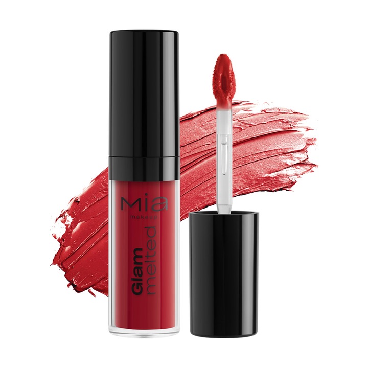 Матово течно червило Mia Makeup Glam Melted Lip Tint 40 Ruby Booty, 5 гр