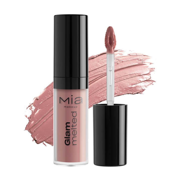 Матово течно червило Mia Makeup Glam Melted Lip Tint 01 Retenu, 5 g