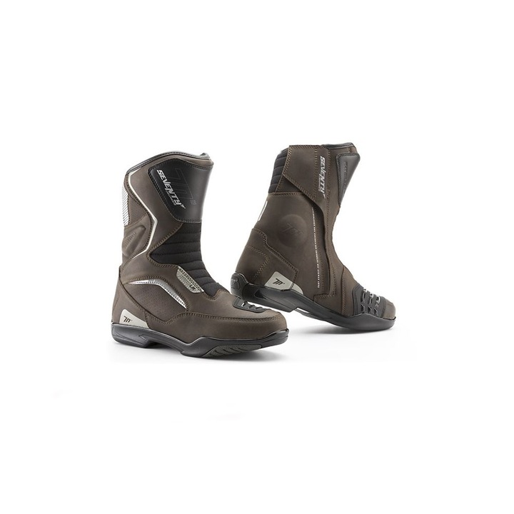 Moto Touring Unisex Seventy модел SD-BT2 ботуши (ботуши), цвят: кафяв, размер 43