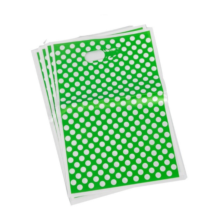 Комплект от 10 подаръчни торбички, Flippy, Dino Park Collection, 25 x 17 cm, изработени от PE, многоцветни