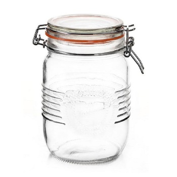 Borcan sticla OLD FASHIONED 1 L cu capac ermetic Borcan sticla OLD FASHIONED 1 L cu capac ermetic