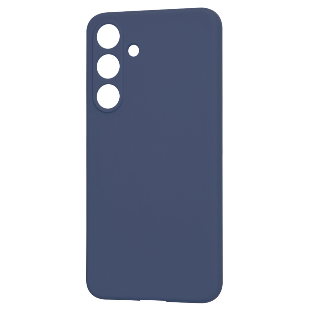 Husa pentru Samsung Galaxy S25 Plus Daden® Silicon SoftFlex, Ultra Slim, Protectie sporita, Interior de microfibra, Albastru inchis