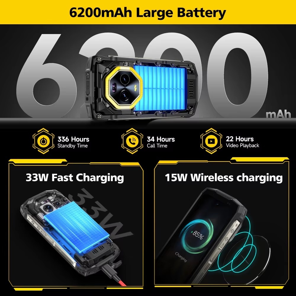 Telefon Mobil Ulefone Armor Mini 20, 8GB RAM, 256GB, 4G, Dual SIM