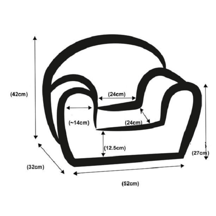Gyermek fotel, Delta trade, 9 hónapos - 5 éves korig, Levehető huzattal, Oroszlán és az állatok