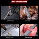 Cutit pliabil premium, Hggzeg, Cutit de vanatoare, Cutit de camping, Anti rugina, Ascutit si durabil, Usor de depozitat si carat, Pentru camping vanatoare supravietuire si bushcraft, Lama cutitului 90mm, Otel inoxidabil, 22cm, Negru/Argintiu