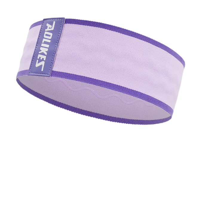 Fitness ellenálló pánt, Bliibee®, csúszásmentes szilikon, sport és fitnesz, 76 cm, lila