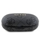 Casti wireless Guess + statie de incarcare bluetooth TWS, Metal 4G, Negru