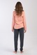 Pijamale de dama din bumbac, Vienetta, PD649, Roz