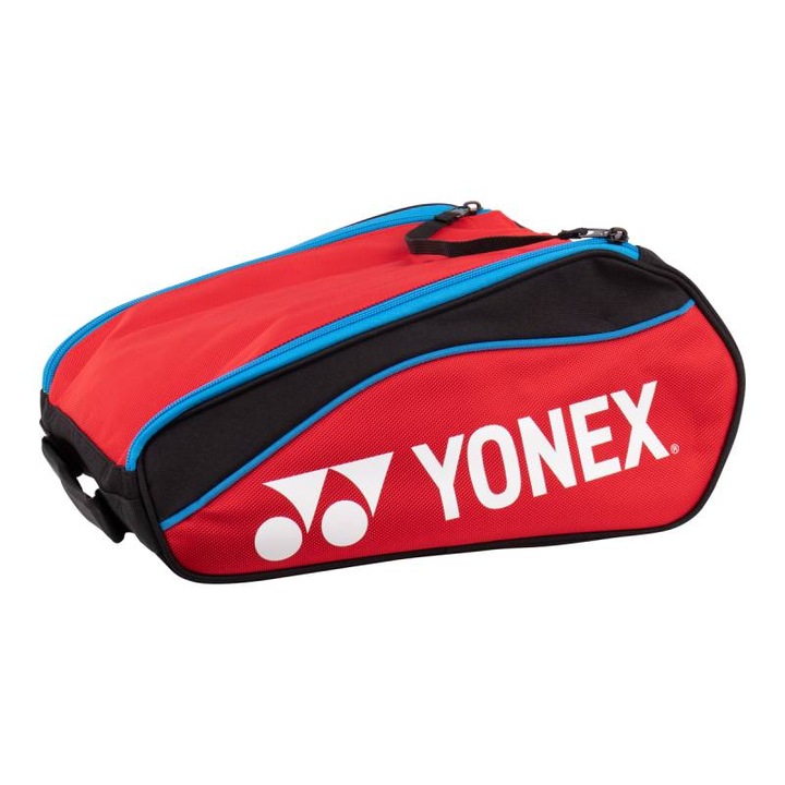 Yonex SH24 cipőtáska, piros-fekete színben