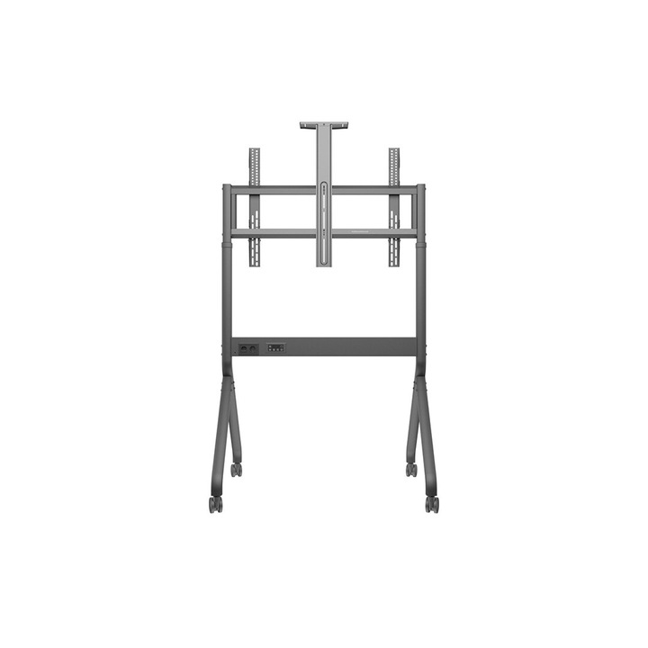 Stand TV mobil motorizat cu suport camera si multimedia, Multibrackets MB-7418, 55"-86", max. 90kg