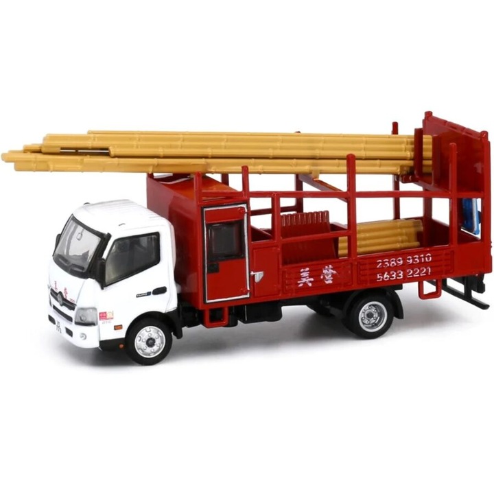 Macheta auto Hino 300 Bamboo Scaffolding 1:64 Tiny Cars