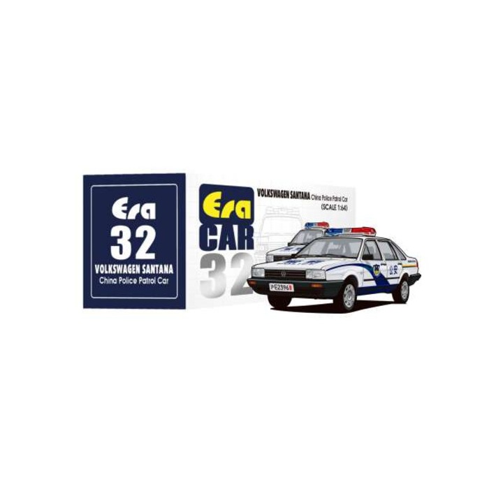 Volkswagen Santana China Police modellautó 1:64 Era Car