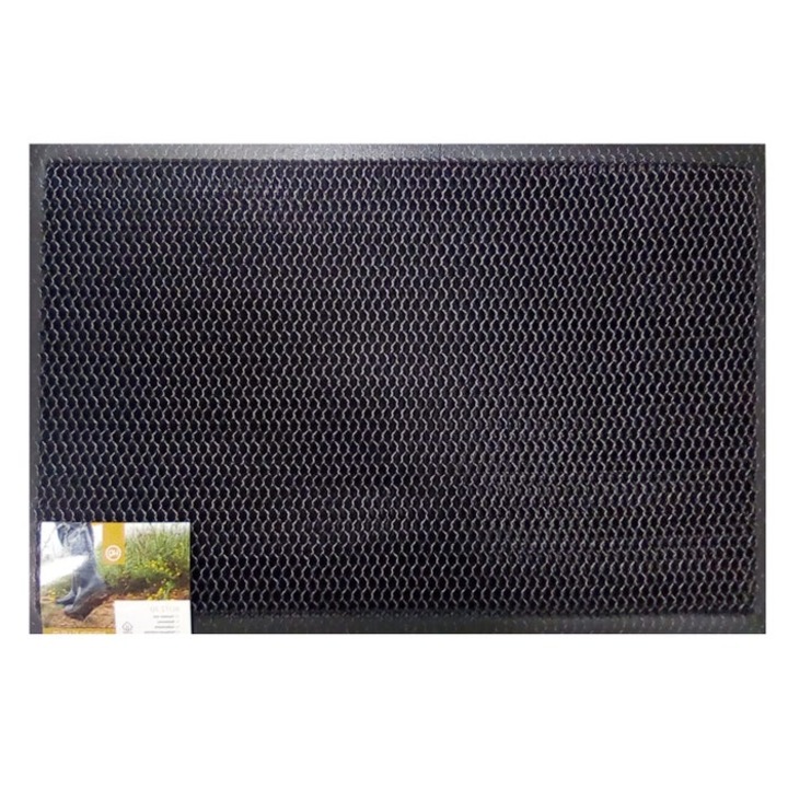 Вътрешен/външен входен килим Hamat 314 Blitz 3D, 40 x 60 см, полиестер, антрацит, правоъгълен