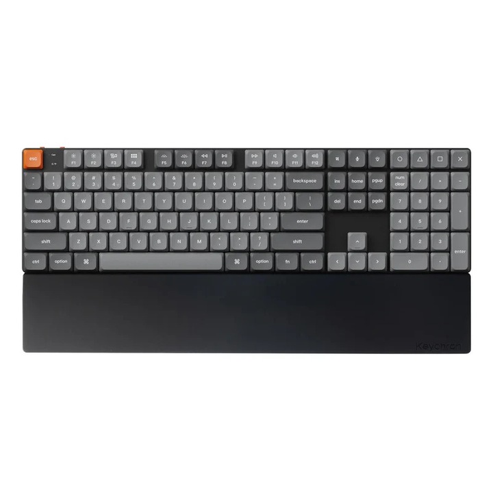 Keychron szilikon csuklótámasz csuklótámasz, kompatibilis a billentyűzetekkel / K5 SE / K5 Max / K5 Pro