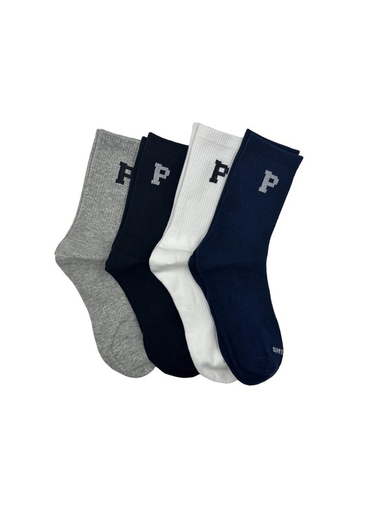 4 pár női zokni készlet, bio pamut/lyocell, légáteresztő, többszínű, 35-38 EU