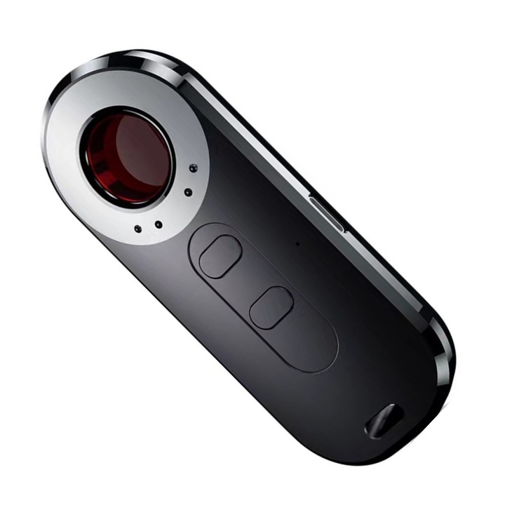 Detector aparate spionaj, detecteaza camere ascunse, microfoane, localizatoare GPS, reportofoane, portabil, anti-spy, Sensibilitate ridicata, anti-pozitionare, anti-monitorizare, anti-camera, detectare wireless in infrarosu