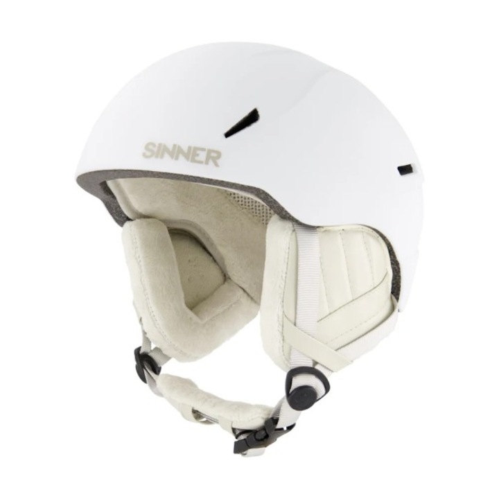 Casca ski snowboard SINNER Montblanc Visor, Alb, Unisex, L