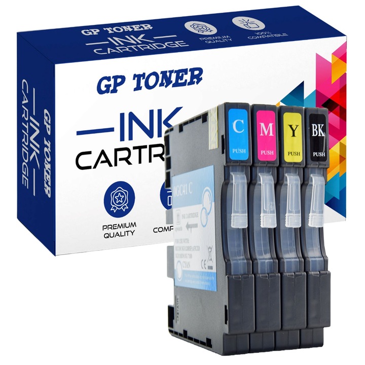 Tintapatron készlet kompatibilis a Ricoh GP-R41XL CMYK Multicolor