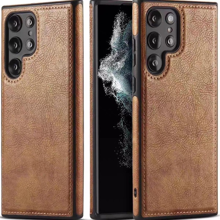 Кейс за Samsung Galaxy S25 Ultra, CloudCradle, ултра лек, кафяв