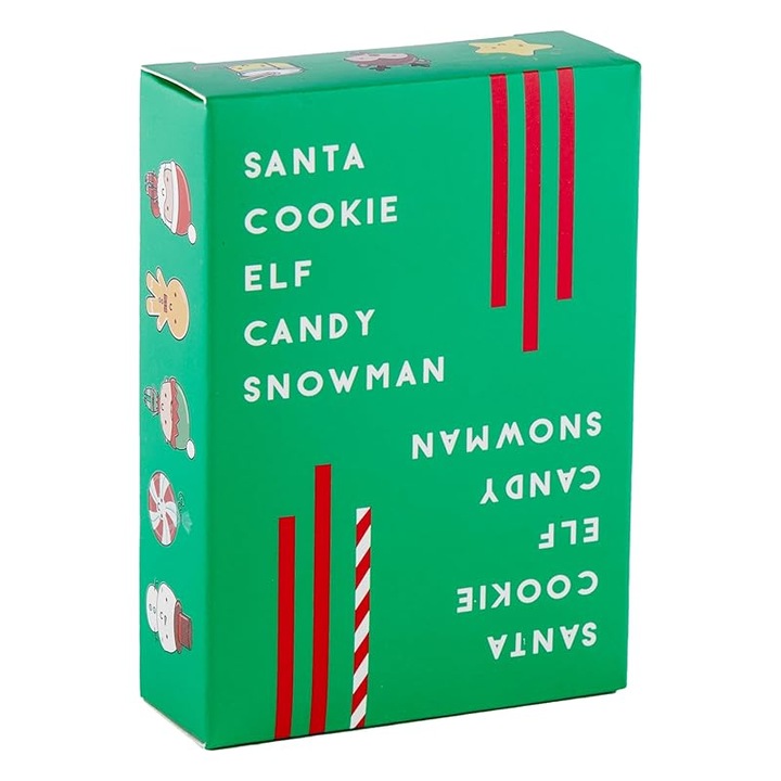 Santa cookie elf candy snowman társasjáték, zöld