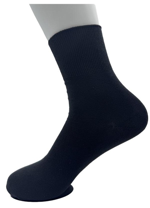 4 pár női zokni készlet, pamut, alkalmi kivitel, fekete, 35-38 EU