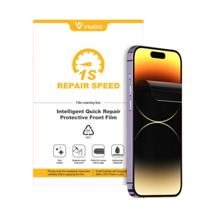 Протектор за екран, Vimshi, Quick-Repair Speed, Premium Regenerable Hydrogel, Съвместим със Sony Xperia L4