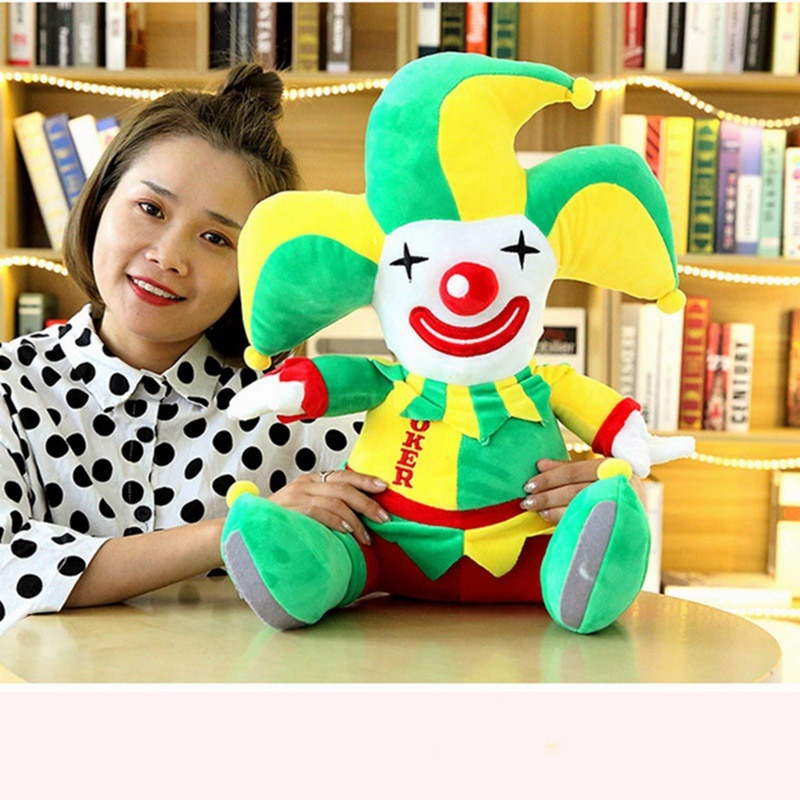 Jucarie de plus Clown, Cozevdnt, 48cm, Multicolor - eMAG.ro