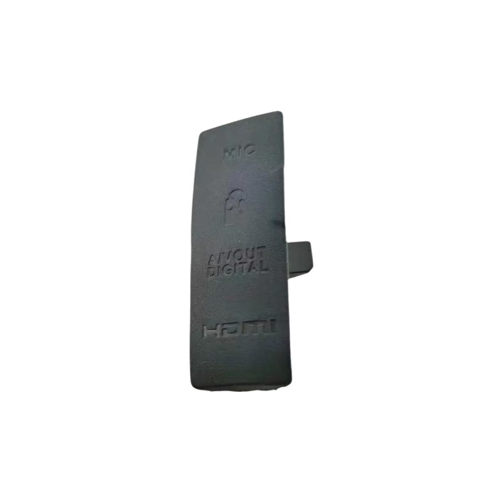 Capac mufe pentru camera foto, Cozevdnt, compatibil cu Canon 5D2/5D3/50D/500D/550D/60D/650D/700D, din piele/cauciuc, USB, negru