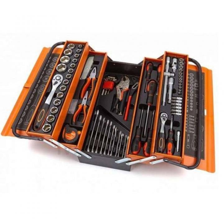 Set 84 chei Profesional, Valiza fier inclusa, Orange