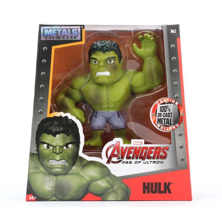 Фигурка Marvel Hulk, Метал, 15 см