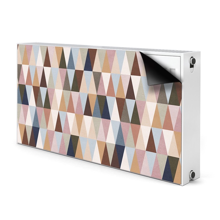 Magnet, a radiator, Retro mural, rosu, 110 cm x 60 cm