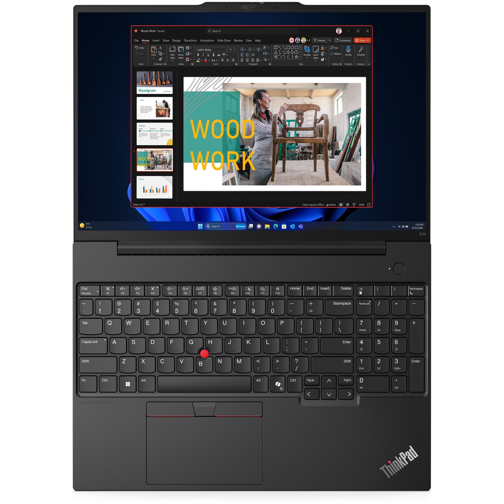 Laptop Lenovo ThinkPad E16 Gen 2 cu procesor AMD Ryzen™ 5 7535HS pana la 4.55GHz, 16" WUXGA, IPS, 32GB DDR5 RAM, 1TB SSD, AMD Radeon™ 660M Graphics, Windows® 11 Pro, Black, 3Y Onsite upgrade
