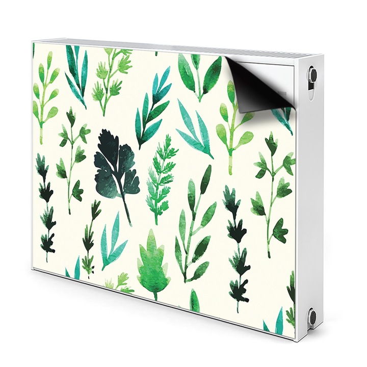 Magnet decorativ, Dreptunghi, Flori De Camp, Verde, 80 cm x 60 cm, 010220260030000030087