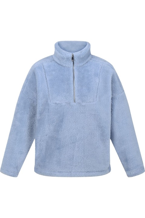 Zeeke női Regatta polár pulóver, puha farmer, Világoskék