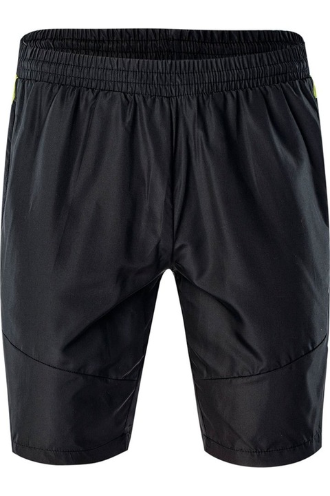 Мъжки къси панталони Daren IQ, Punch black/lime, Черен